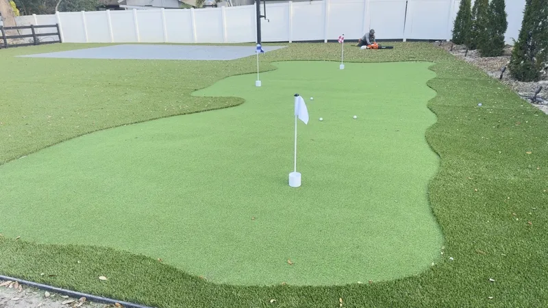 Backyard putting green by Master360 Services in Largo, FL