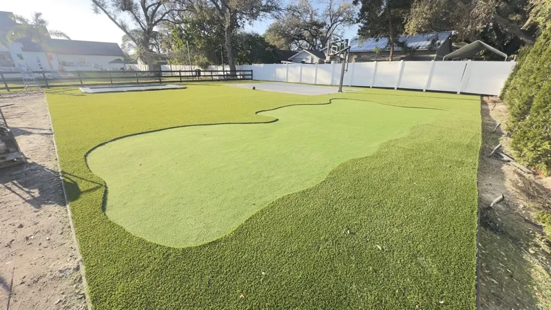 Backyard putting green by Master360 Services in Palmetto, FL