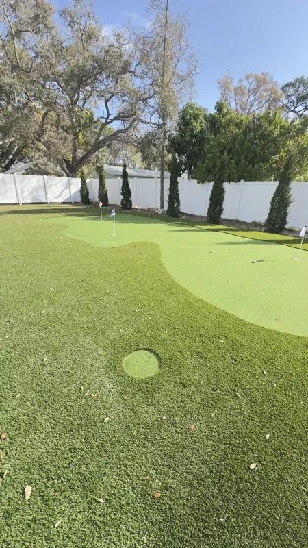 Backyard putting green by Master360 Services in Bradenton, FL