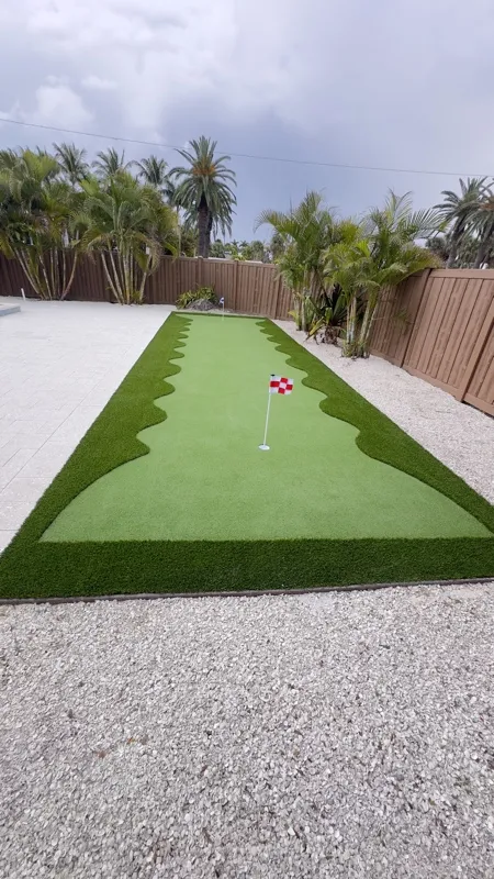 Backyard putting green by Master360 Services in Sarasota, FL
