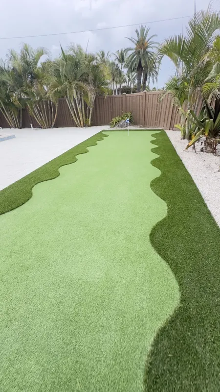 Backyard putting green by Master360 Services in Clearwater, FL