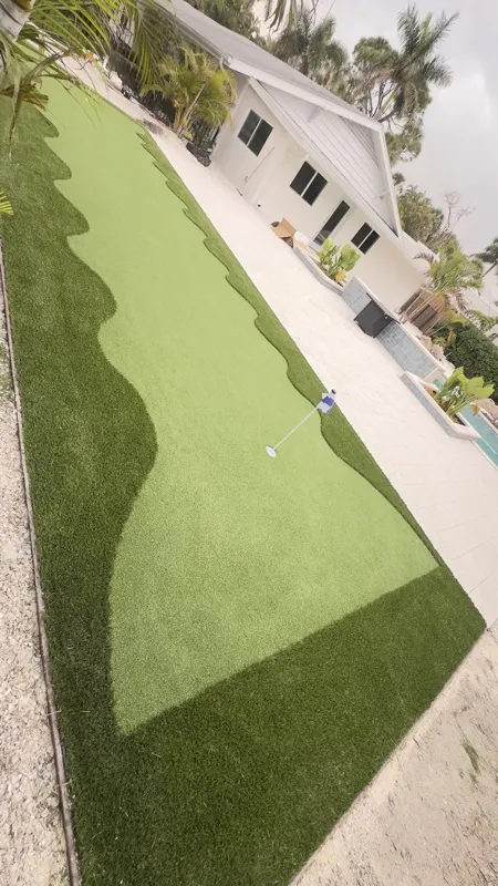 Backyard putting green by Master360 Services in Palmetto, FL