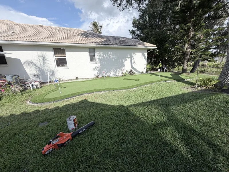 Backyard putting green by Master360 Services in Clearwater, FL