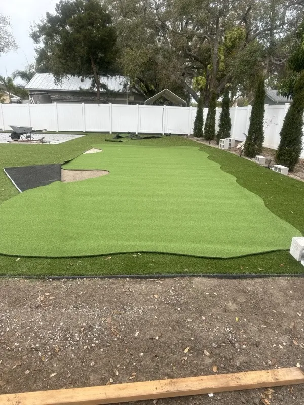 Backyard putting green by Master360 Services in Largo, FL