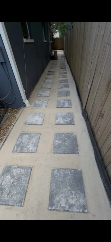 Paver and travertine hardscape by Master360 Services in Venice, FL