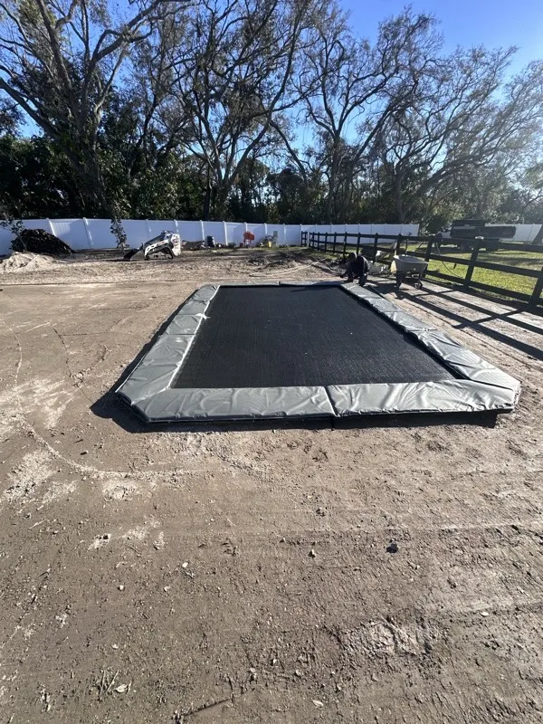 Backyard turf play area by Master360 Services in St. Petersburg, FL