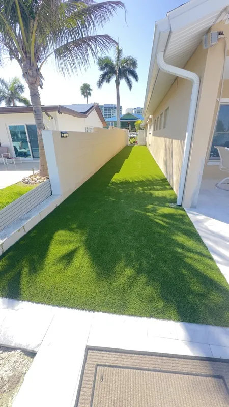 Artificial turf lawn by Master360 Services in Clearwater, FL