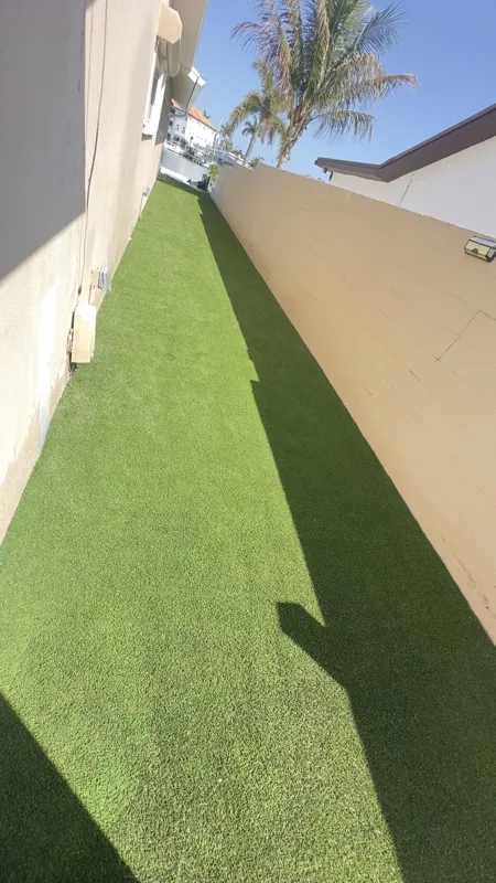 Artificial turf lawn by Master360 Services in Largo, FL