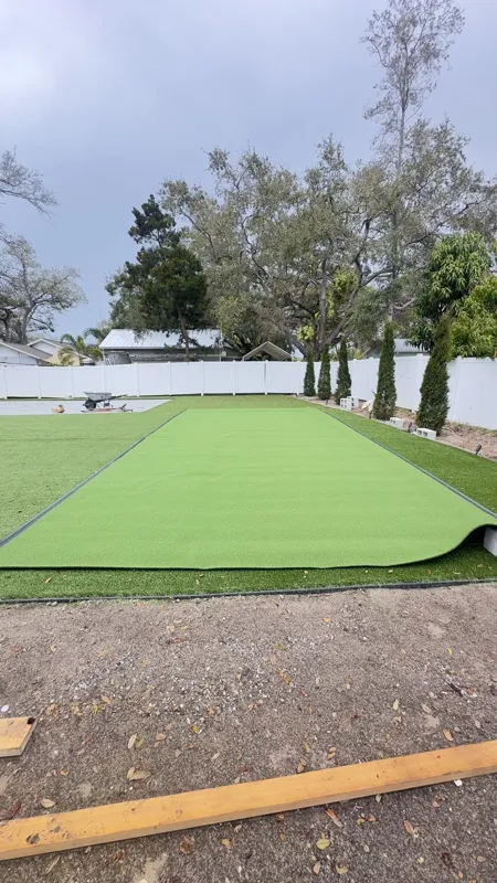 Artificial turf lawn by Master360 Services in Clearwater, FL