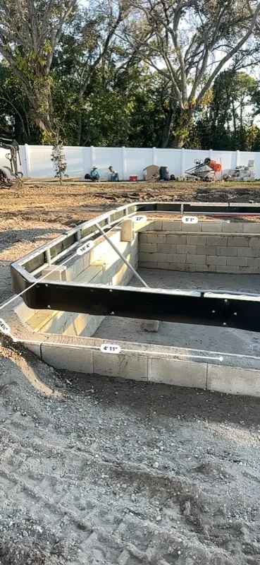 Retaining wall construction by Master360 Services in Sarasota, FL