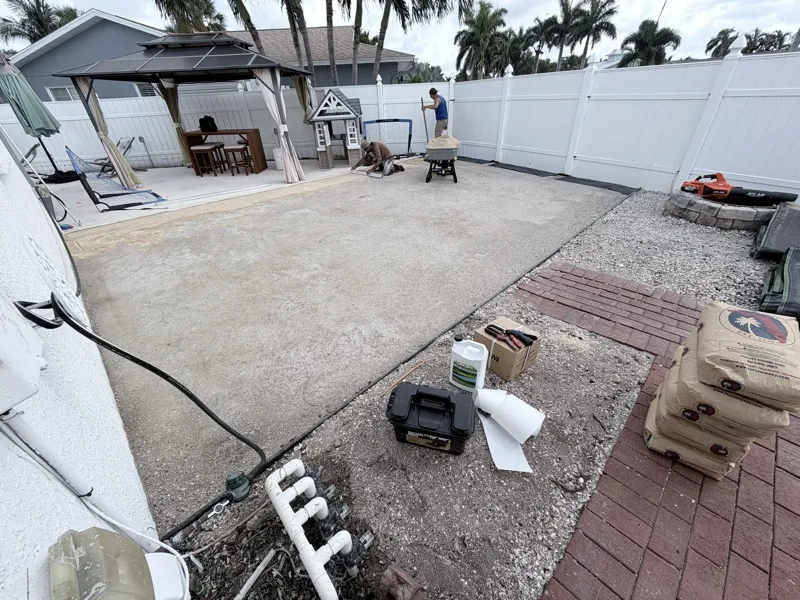 Site preparation and base work by Master360 Services in Venice, FL