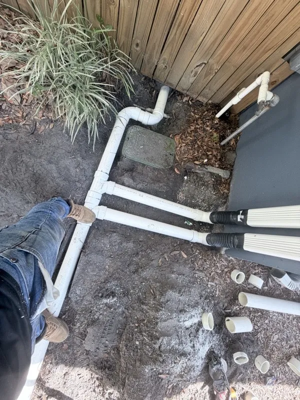 French drain and drainage work by Master360 Services in Palmetto, FL