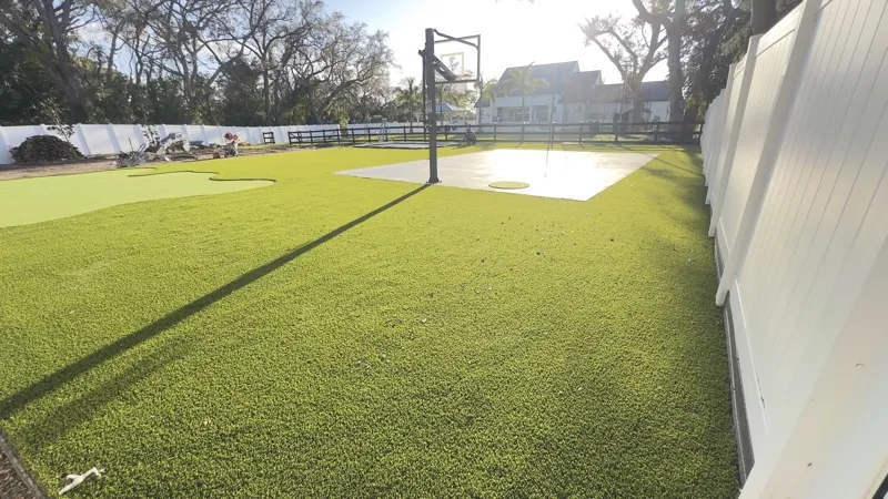 Artificial turf lawn by Master360 Services in St. Petersburg, FL