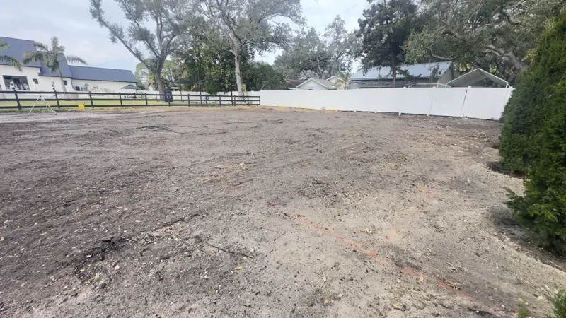 Land grading and site prep by Master360 Services in Clearwater, FL